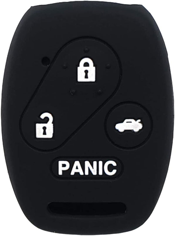 Honda Remote Key Case Holder 4 Button Silicone Rubber Cover Key Protector for Honda Accord Civic CRV Element Pilot