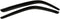 Window Visor 2010-2017 Chevy Camaro Slim Style Window Visors - Smoke Tint Acrylic 2 PIECE/SET