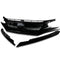 Grille 2016-2018 Honda Civic Coupe/ Sedan front Grill and eye lids Si OEM Style Glossy Black/ Set