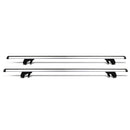 Universal Adjustable 53" Pair of Aluminum Top Cross Bar Cargo Roof Racks+Keys Lock