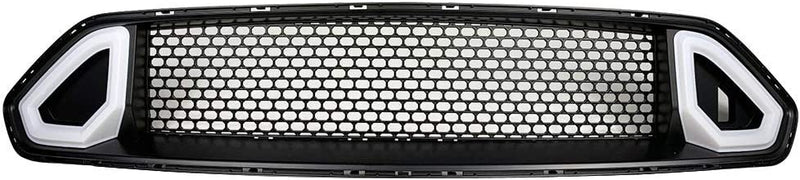 Front Grille fits 2018-2023 Ford Mustang, R Spec Front Bumper Upper Grille R spec Style with LED dual colours