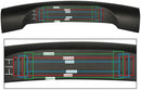 Universal spoiler Universal Fitment 57 Inch JDM GT Spoiler Rear spoiler Wing - Glossy Black