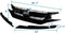 Grille 2016-2018 Honda Civic Coupe/ Sedan front Grill and eye lids Si OEM Style Glossy Black/ Set