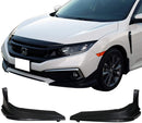 Front Lip 2019-2021 Honda Civic Front Lip Modulo Style Unpainted Black