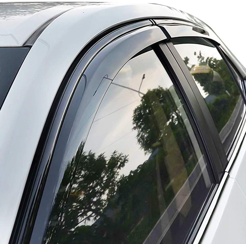 Window Visor Deflector Rain Guard 2020-2022 Toyota Corolla OE Style Dark Smoke