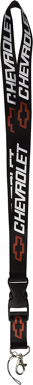 Chevy Chevrolet Lanyard (Black with Red and white logo)