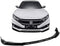 Front Lip 2019-2021 Honda Civic 4 door CS Style (3 pcs) Glossy Black / Carbon Fiber Print Front Bumper Lip