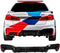 Diffuser 2018-2019 BMW F90 M5 M-P Style Gloss Black Rear Bumper Diffuser
