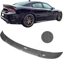Trunk Spoiler 2015-2022 Dodge Charger Hellcat SRT Style Glossy Black Rear Trunk Spoiler Wing Lip
