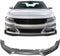 Front Lip for 2015-2022 Dodge Charger IKON V3 Style Front Bumper Lip ABS