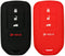 Honda remote Key Case Holder 4 button Silicone Rubber Cover Key Protector for Honda Civic Accord Sport Ridgeline CR-V CR-Z Pilot