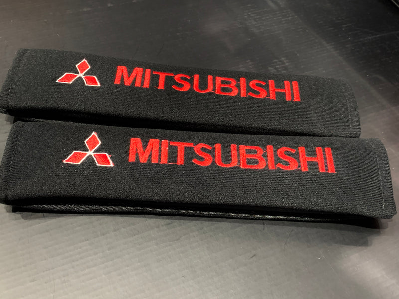 Mitsubishi Seat Belt Pad Cover Protectors Shoulder Pad