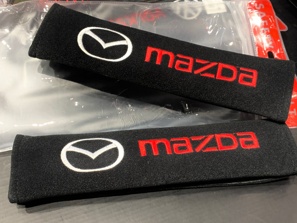 Mazda Seat Belt Pad Cover Protectors Shoulder Pad
