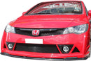 Front Lip for 2006-2011 Honda Civic Sedan Mugen RR Bumper JDM Lip Style Unpainted Front Bumper Lip ABS