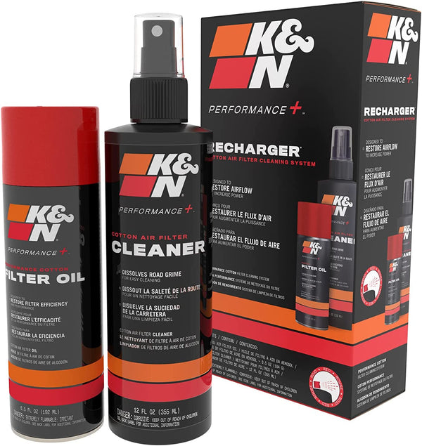 K&N 99-5000 Air Filter Cleaning Care Service Kit w/ Oil Cleaner - Spray Bottle