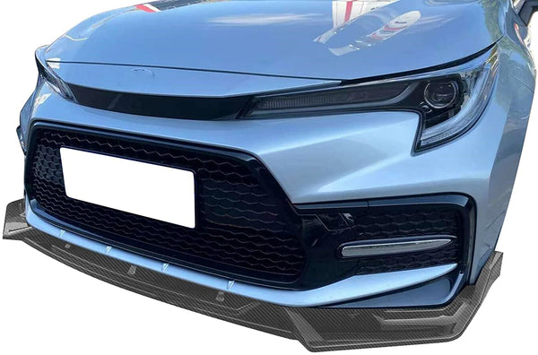 Front Lip Combat Style Fits 2020-2022 Toyota Corolla sedan, SE XSE Model 3 pieces