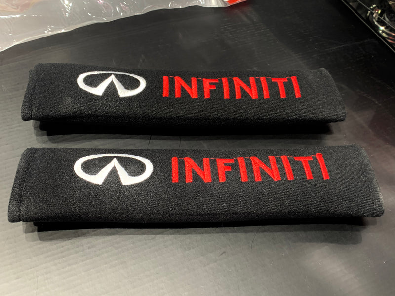 Infiniti Seat Belt Pad Cover Protectors Shoulder Pad