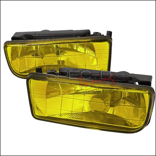 FOG LIGHTS COVERS FOR 1992-1998 BMW E36 3 SERIES Yellow