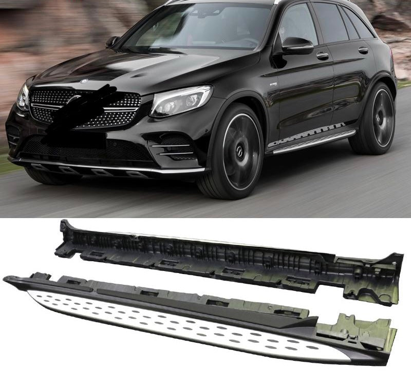 Running Board 2016-2022 Mercedes Benz X253 GLC Aluminum Side Step Bars –  Auto Sports Accessories u0026 Performance