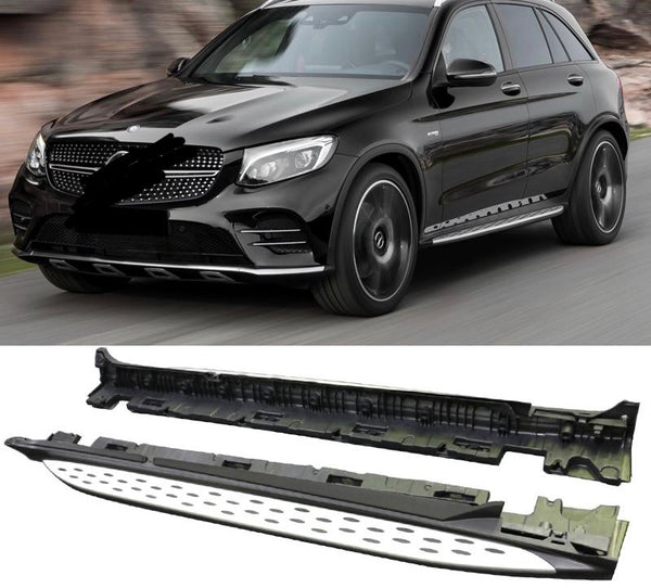 2016-2022 Mercedes Benz X253 GLC Aluminum Side Step Bars