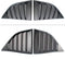 Window Louver 2008-2023 Dodge Challenger XE V2 PP Window Louvers Scoop Side Window Louvers