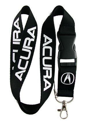 Acura Lanyard (Black with white logo)