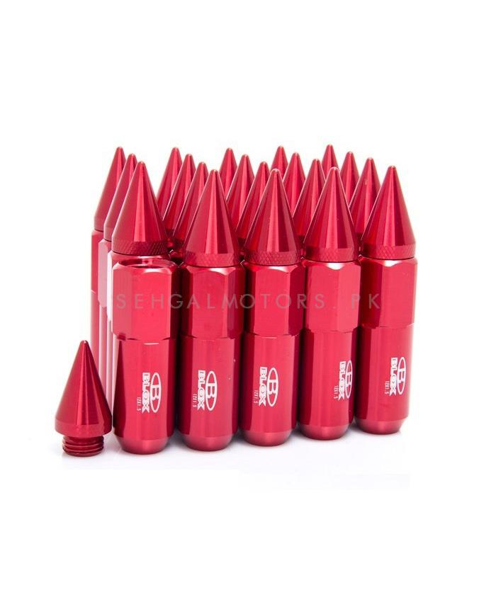 Spiked Nuts,20pcs Universal M12x1.5 Racing Spiked Security Lug Nuts Wheel  Spike Lug Nuts World-Class Design 