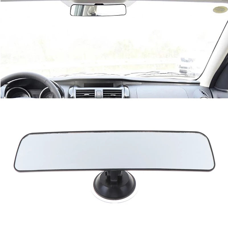 Universal Add on interior rear view Mirror Coach Mirror Suction Stick Adjustable 360 degree Rotates