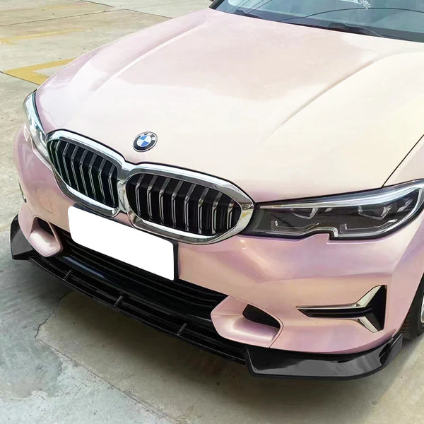 Front Lip 2019-2022 BMW 3 Series G20 3 pieces Front Lip (Not fit M-sport or M-tech bumper)
