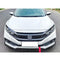 Front Lip 2019-2021 Honda Civic IK V3 Style Front Bumper Lip 2PC - Carbon Fiber Print