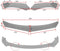 Front Lip fits for most of vehicles Universal 3-PC Front Bumper Lip width can Adjust V2 style