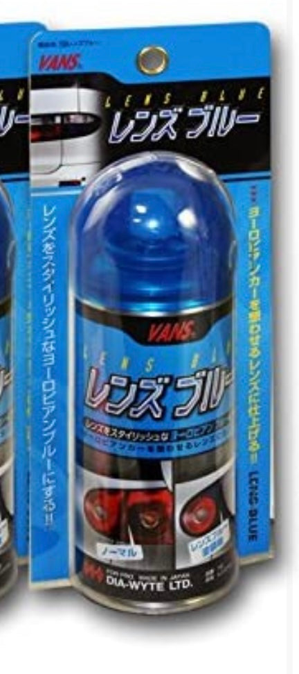 VAN'S VANS JDM Blue Lens Paint for Yellow Tail light Lense / Fog Light Lens 110ml /can