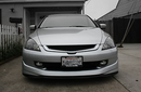 Front Lip 2006-2007 Honda Accord Coupe HFP Style PUnpainted Front Bumper Lip PU