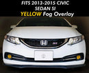Fog light OEM Style for Honda 2013-2015 Civic 4DR Sedan Only