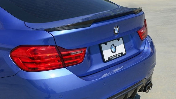 Spoiler 2015-2020 BMW F36 4 Series 4Dr Gran Coupe spoiler Carbon Fiber Performance Style Real Carbon Fiber