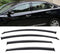 Window Visor Deflector Rain Guard 2013-2017 Nissan Altima Chrome trim