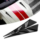 Car Hood Stickers Black Universal Side Air Intake Flow Vent Cover Decorative Car-styling