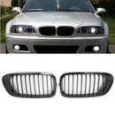 Grille 2008-2011 BMW 1 Series E87 Kidney Grill Grille Matte Black/ Pair