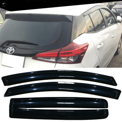 Window Visor Deflector Rain Guard 2012-2018 Toyota Yaris 5D Hatchback