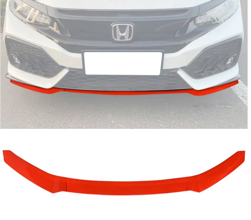 Front Lip  fits 2017-2021 Honda Civic 5DR Hatchback and SI HFP Style 3 pieces/ Set
