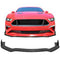 Front Lip 2018-2023 Ford Mustang EcoBoost GT IKON Front Bumper Lip Spoiler PU 3 PCS