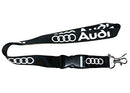 Audi Lanyard (Black with white logo)