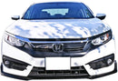 📈Front Lip 2016-2018 Honda Civic non-Si 2-Door Coupe & 4-Door Sedan Type R style Front Lip