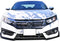 📈Front Lip 2016-2018 Honda Civic non-Si 2-Door Coupe & 4-Door Sedan Type R style Front Lip