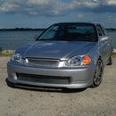 Front Lip 1996-1998 Honda Civic EK CTR Style Unpainted Front Bumper Lip PU