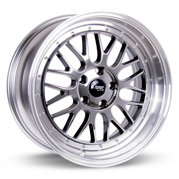 RTX R-Spec Amaze II  Alloy Wheel Black Chrome Machined Wheel 17x7.5 Inch 5x114.3 Offset 40 Center Bore 73.10 Center Cap Included Lug Nuts Not Included (priced individually)