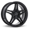 RTX Bern (#082039 ) Alloy Wheel Rim Stain Black Size 16x7 Inch Bolt Pattern 4x100 Offset 40 Center Bore 73.1 Center Caps included Lug Nuts NOT included (priced individually)