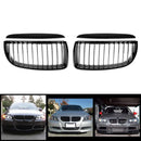Grille 2006-2008 BMW 3 Series Sedan E90 Kidney Grill Grille Glossy Black/ Pair