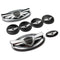 Emblem 7pcs Genesis Wing Badge Kit Hood Genesis Emblem Trunk Genesis Emblem Steering Wheel Genesis Badge Wheel Cap Sticker