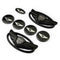 Emblem 7pcs Genesis Wing Badge Kit Hood Genesis Emblem Trunk Genesis Emblem Steering Wheel Genesis Badge Wheel Cap Sticker